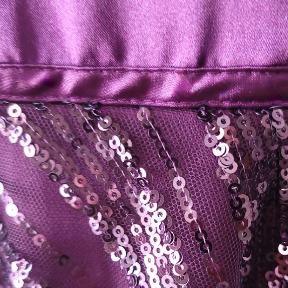 City Studio Fit & Flare Dress Size 0 Juniors Sequined City Studios Winter Dance - Picture 3 of 11